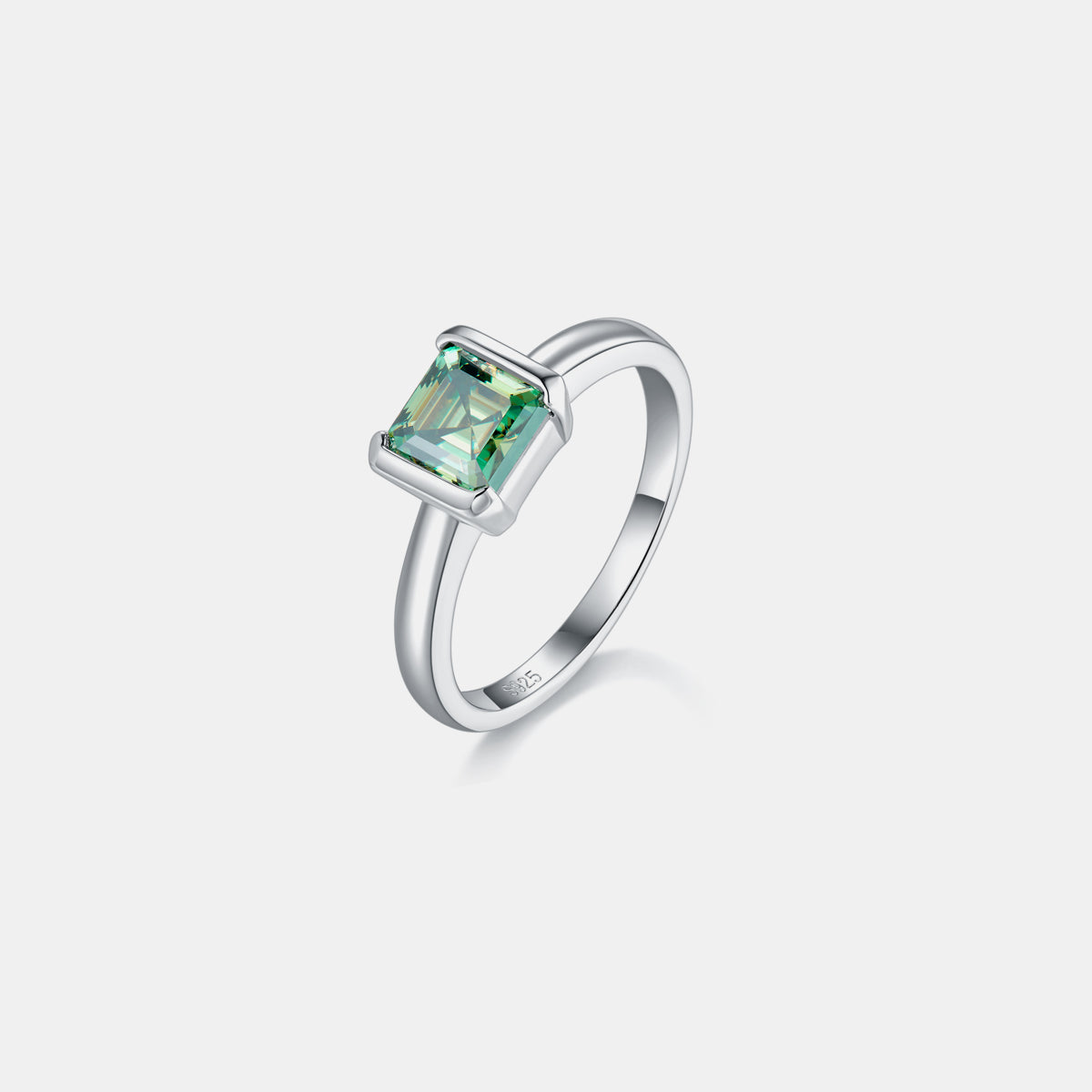 Moissanite 925 Sterling Silver Ring - Carri's Cache