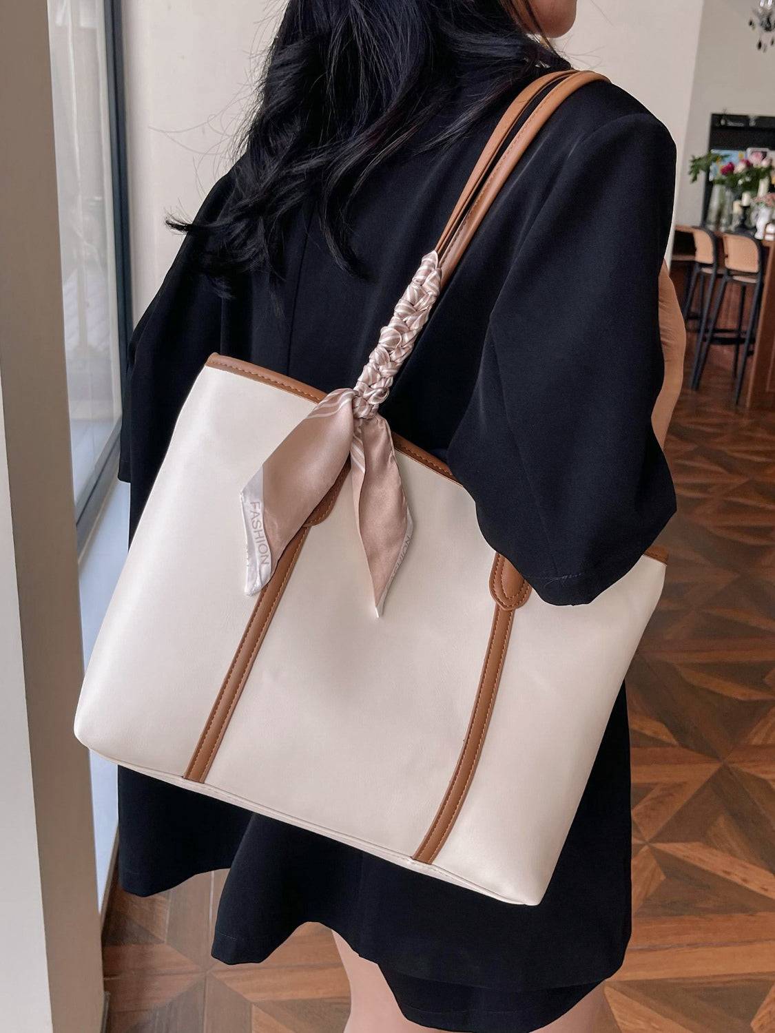 PU Leather Tote Bag - Carri's Cache