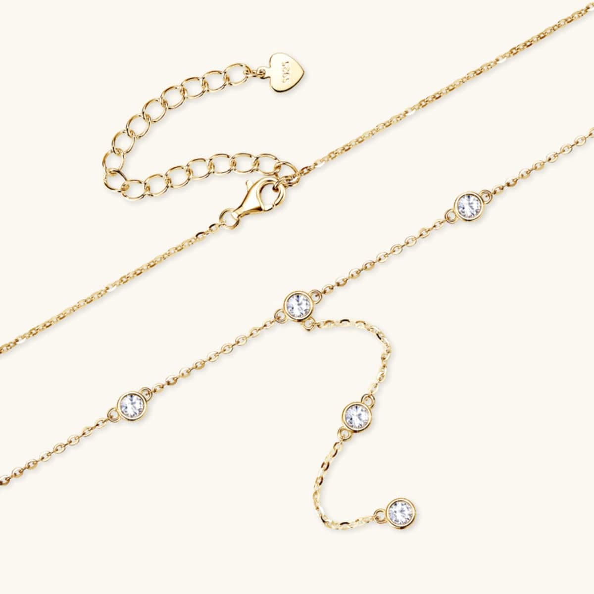 Moissanite 925 Sterling Silver Necklace - Carri's Cache
