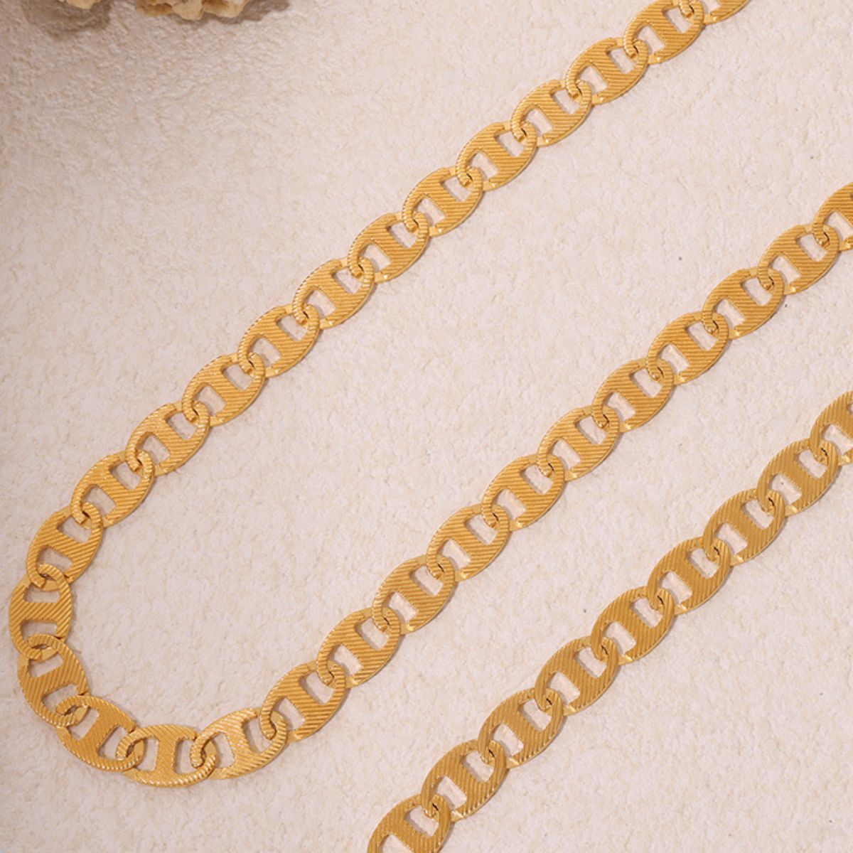 18K Gold-Plated Stainless Steel Chain Necklace - Carri's Cache
