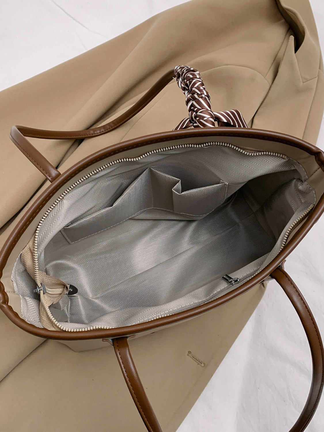 PU Leather Tote Bag - Carri's Cache