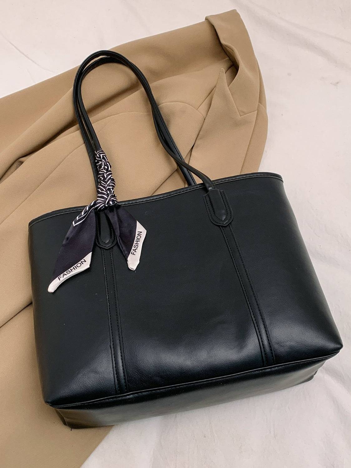 PU Leather Tote Bag - Carri's Cache