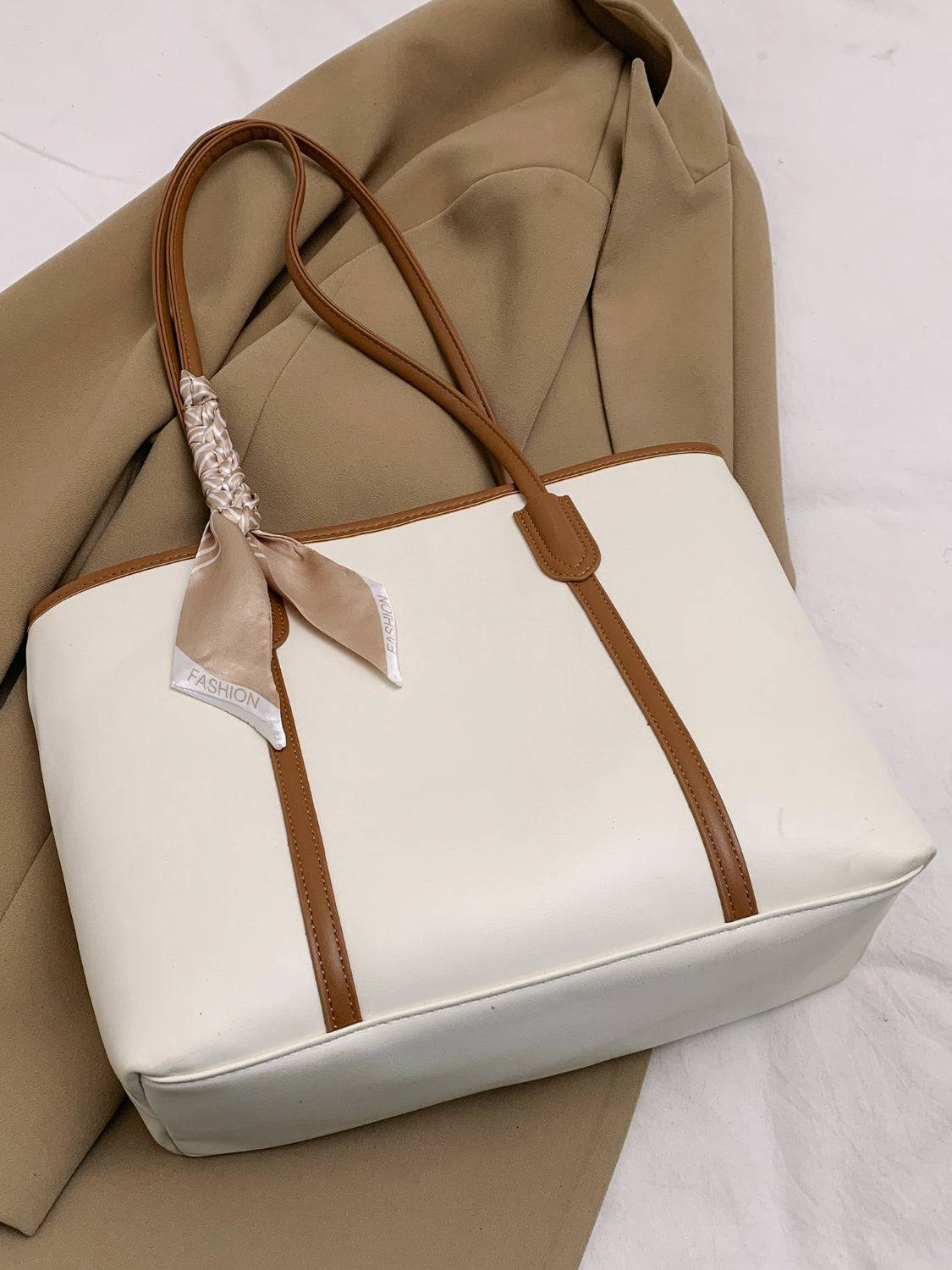 PU Leather Tote Bag - Carri's Cache