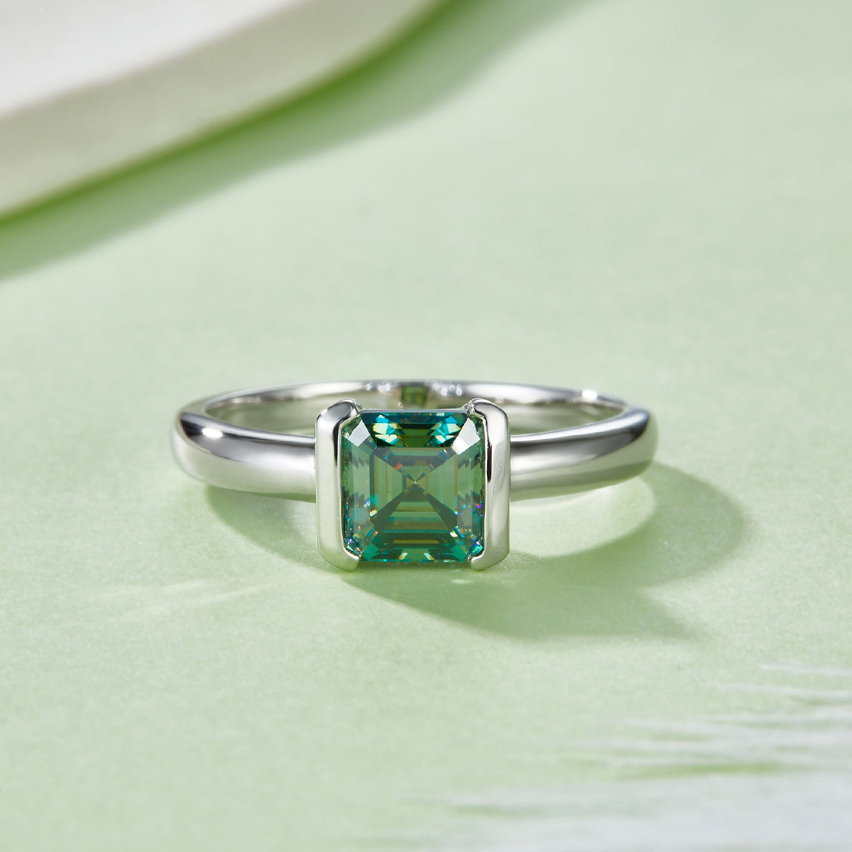 Moissanite 925 Sterling Silver Ring - Carri's Cache