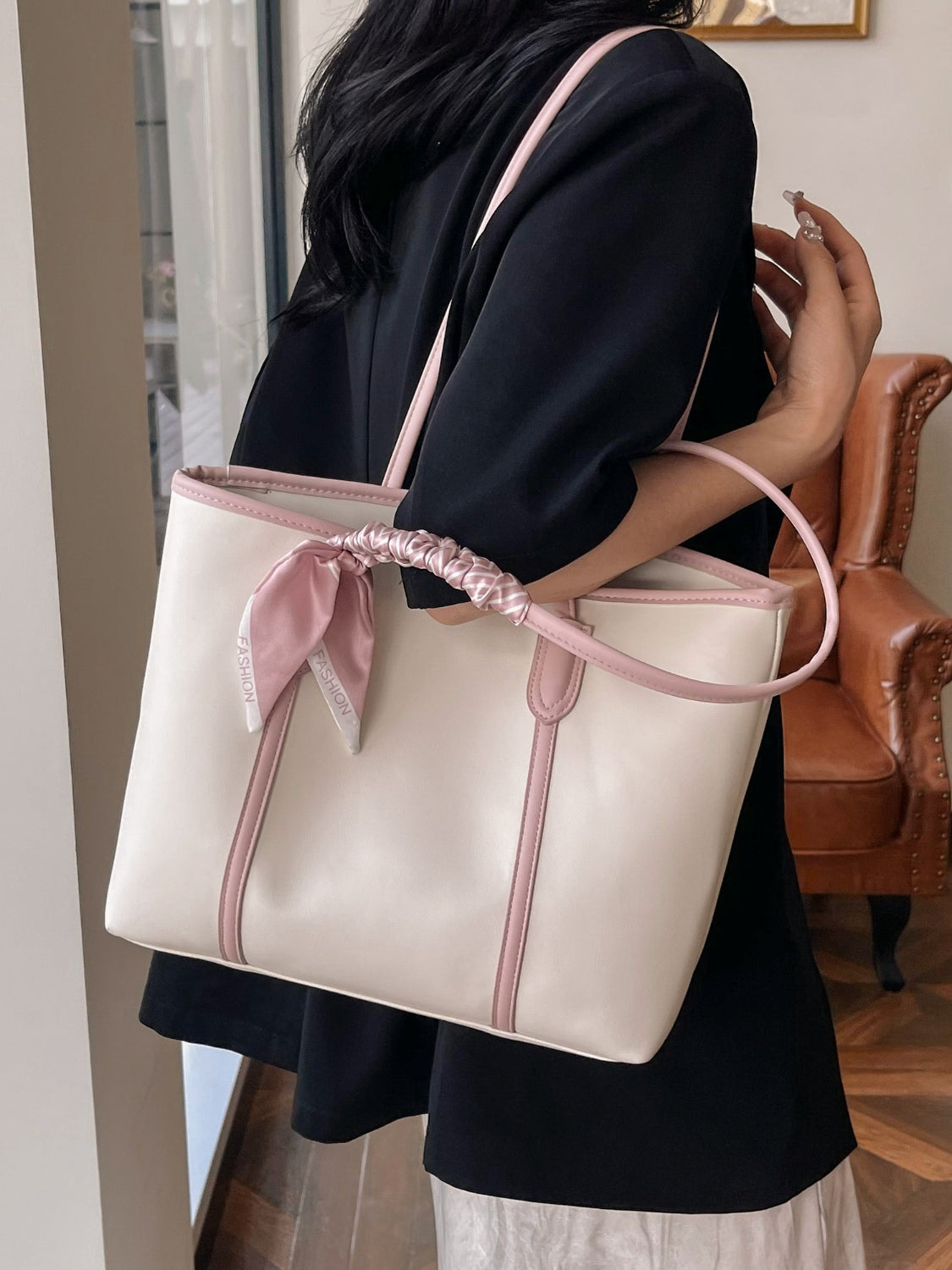 PU Leather Tote Bag - Carri's Cache