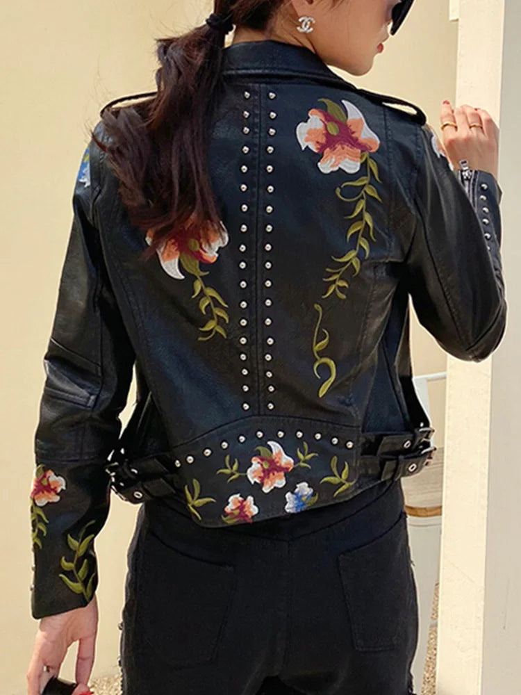 Vintage Floral Embroidery Jacket