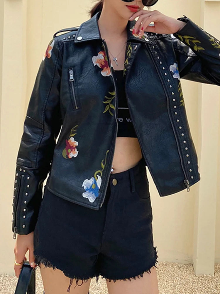 Vintage Floral Embroidery Jacket