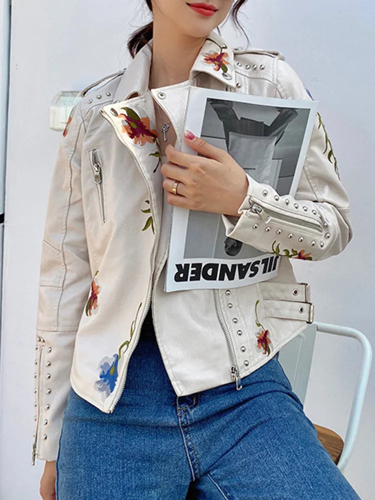 Vintage Floral Embroidery Jacket
