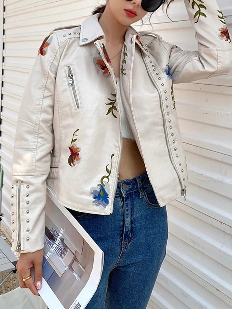 Vintage Floral Embroidery Jacket