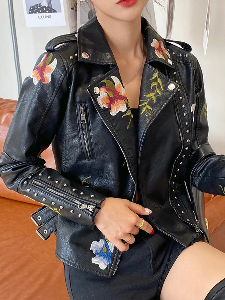 Vintage Floral Embroidery Jacket