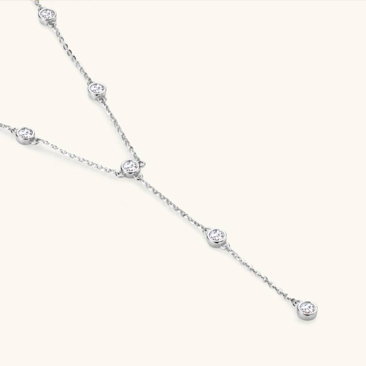Moissanite 925 Sterling Silver Necklace - Carri's Cache