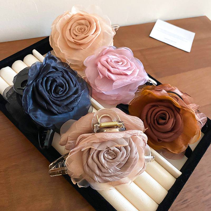 Flower Acrylic Hair Claw Clip - Carri's Cache