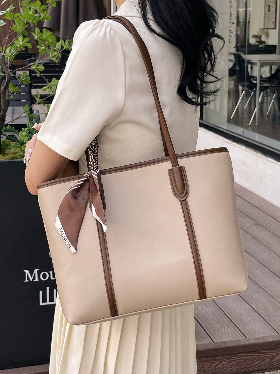 PU Leather Tote Bag - Carri's Cache
