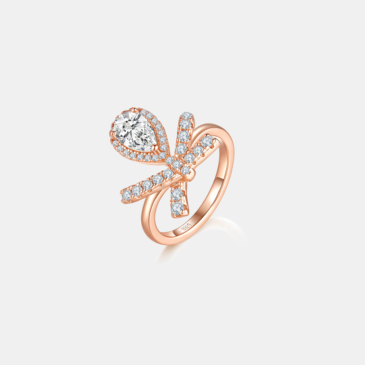 1 Carat Moissanite Zircon 925 Sterling Silver Ring - Carri's Cache