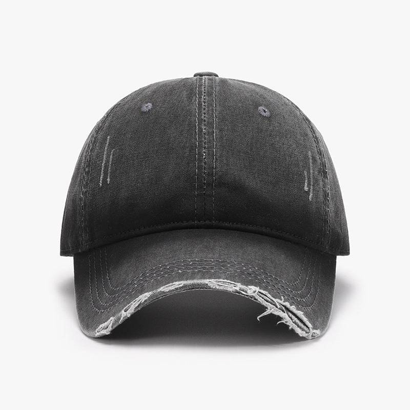 Distressed Washed Adjustable Baseball Cap - Carri's Cache