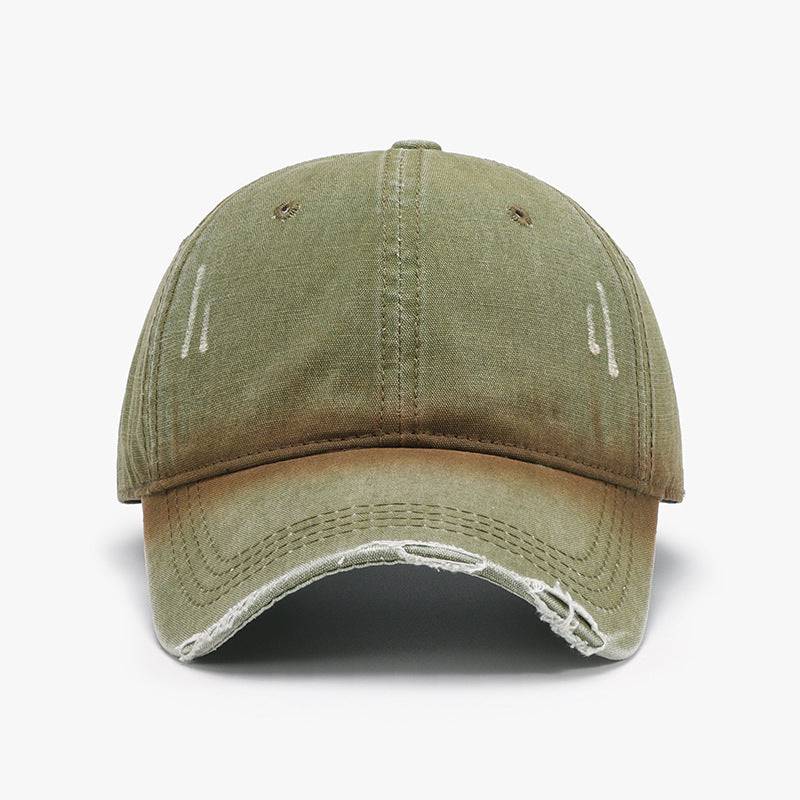 Distressed Washed Adjustable Baseball Cap - Carri's Cache