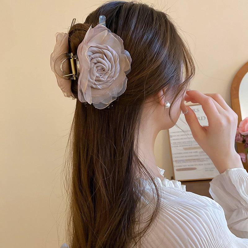 Flower Acrylic Hair Claw Clip - Carri's Cache
