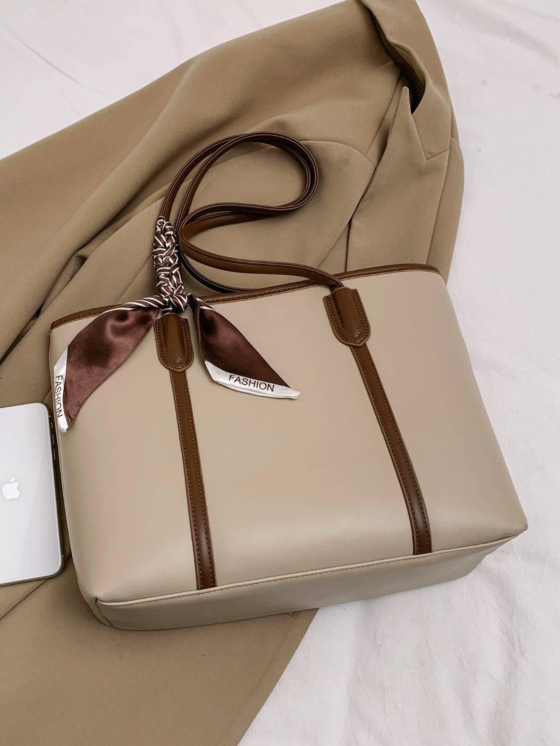 PU Leather Tote Bag - Carri's Cache