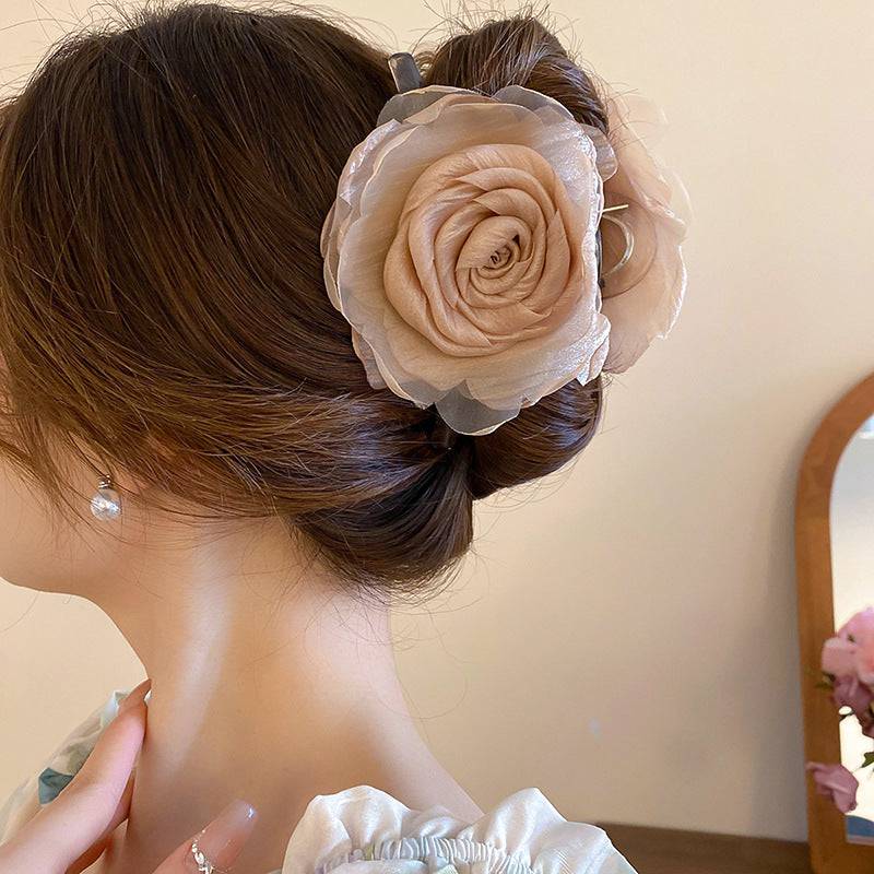 Flower Acrylic Hair Claw Clip - Carri's Cache