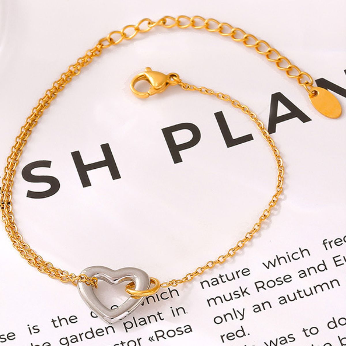 18K Gold-Plated Heart Bracelet - Carri's Cache