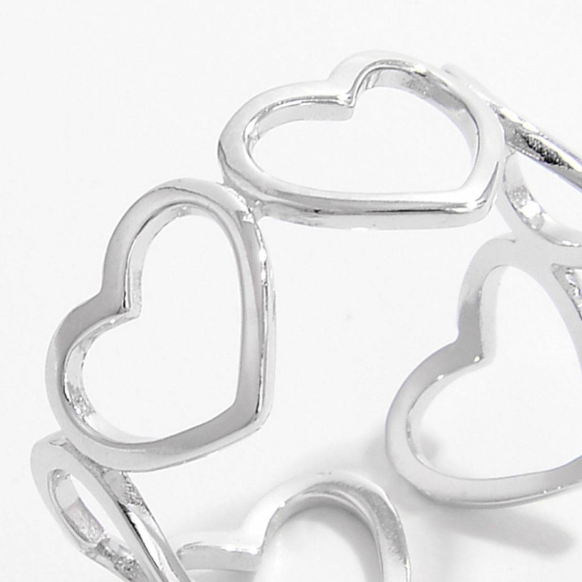 925 Sterling Silver Heart Ring - Carri's Cache