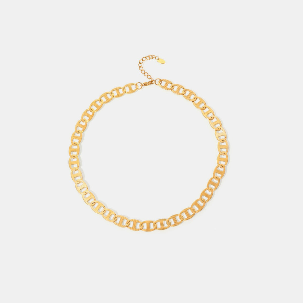 18K Gold-Plated Stainless Steel Chain Necklace - Carri's Cache