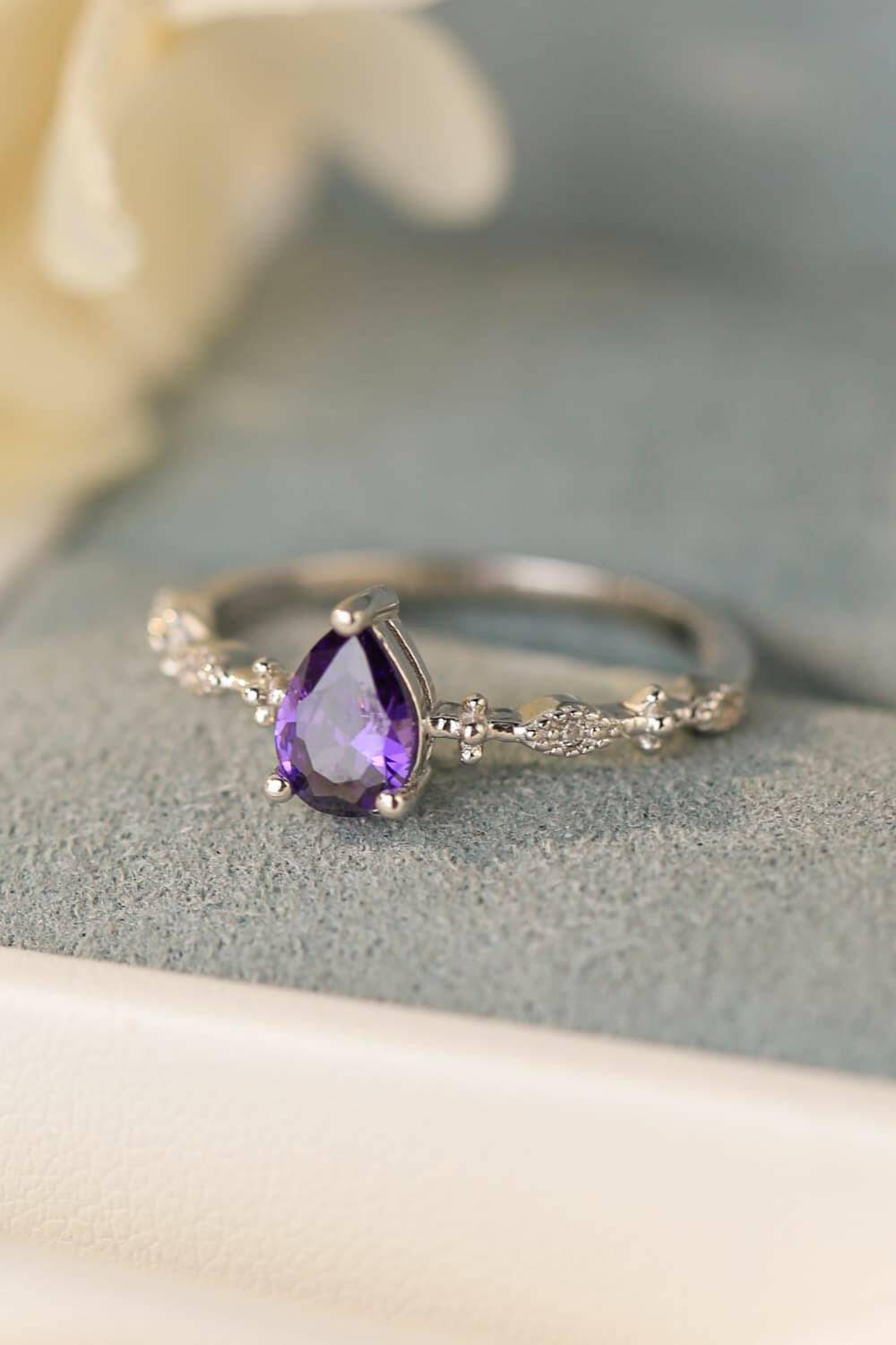 Amethyst 925 Sterling Silver Ring - Carri's Cache