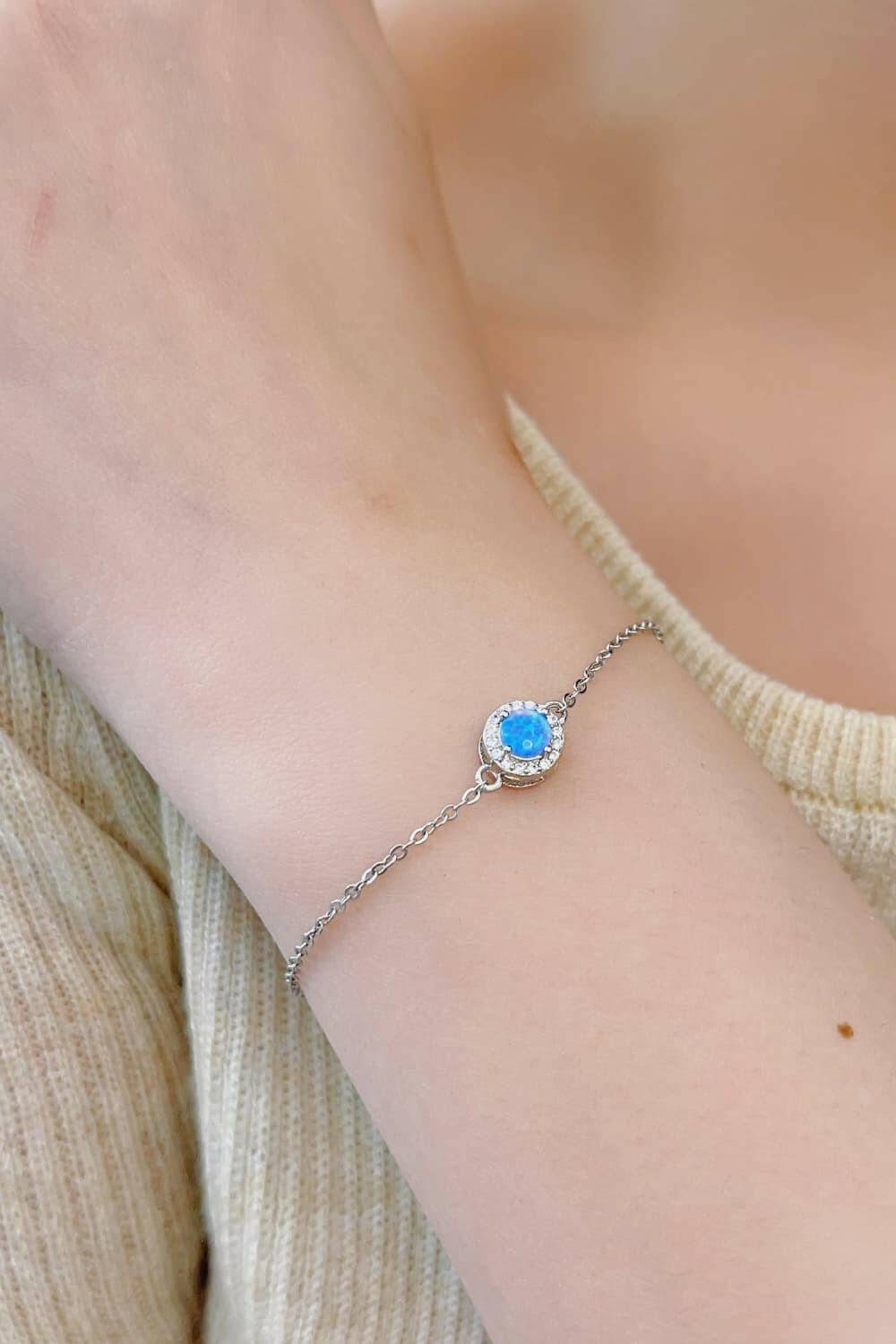 Love You Too Much Opal Bracelet.