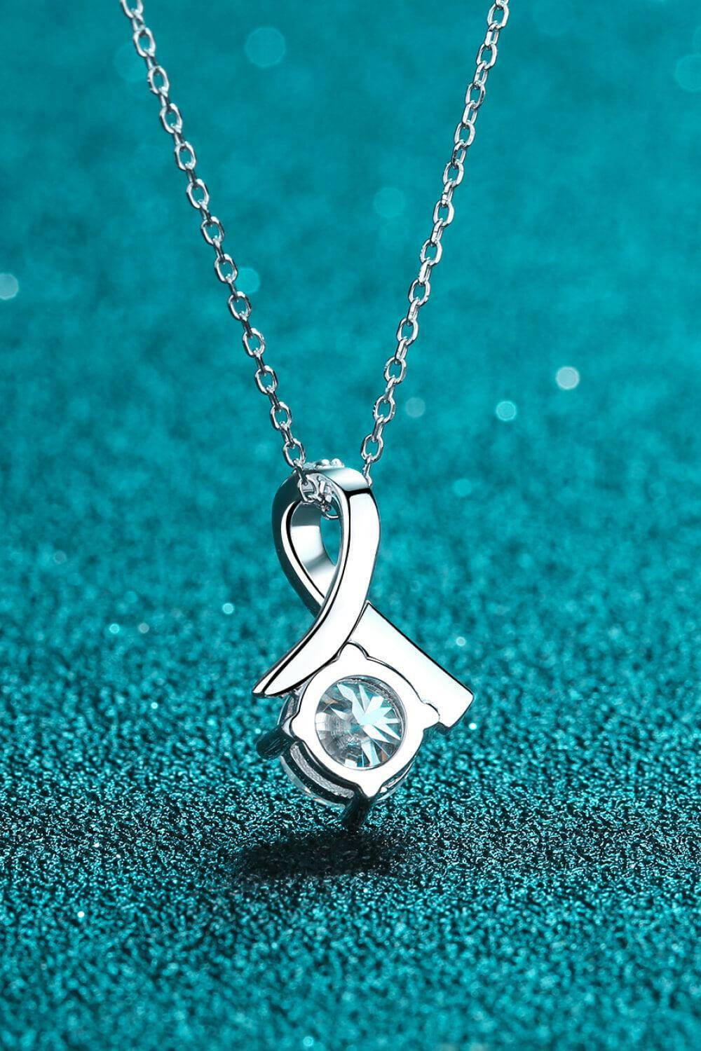 Unique and Chic Moissanite Pendant Necklace - Carri's Cache