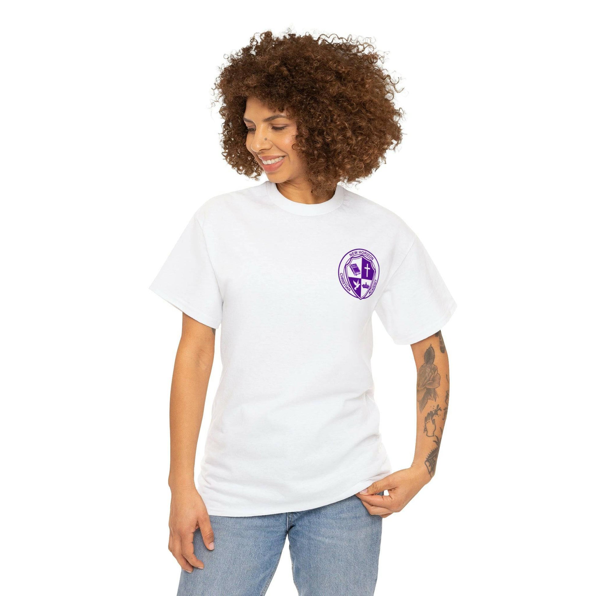 Adult Unisex Heavy Cotton Tee-NHCA Logo on Front & Back - Carri's Cache