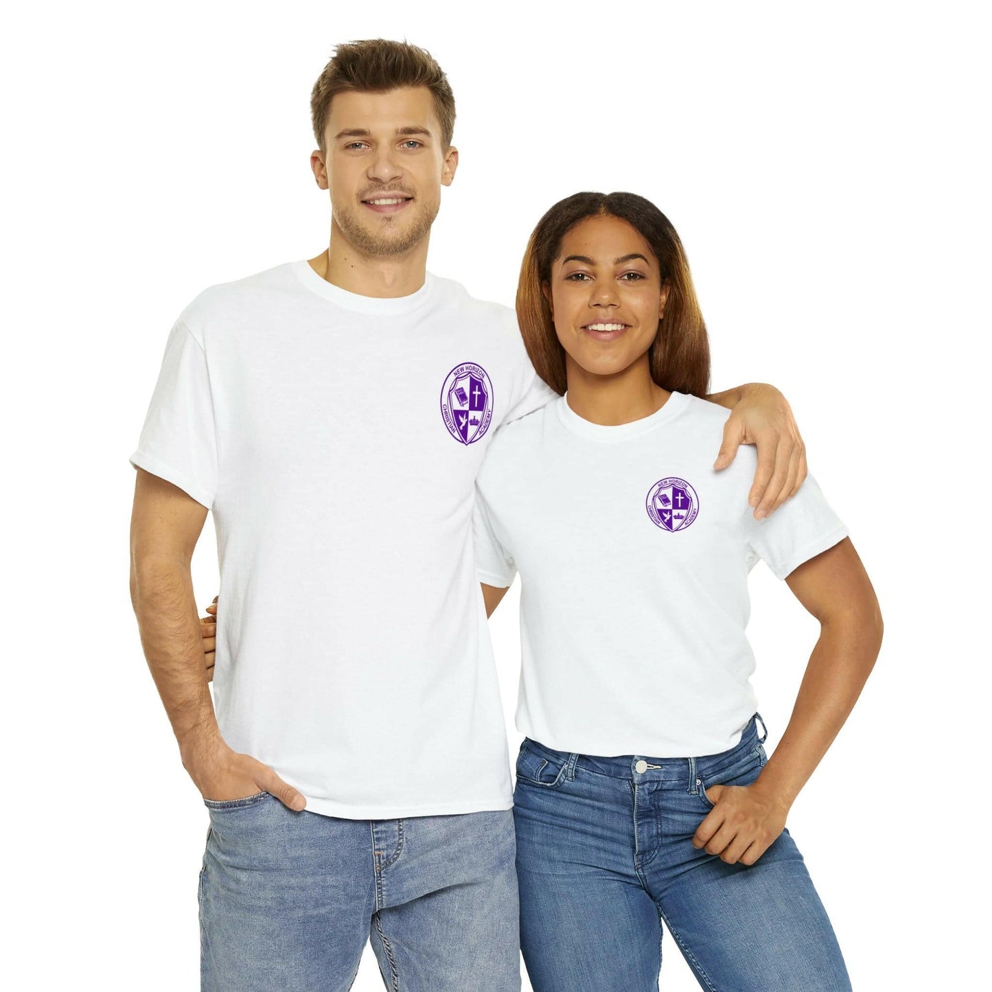 Adult Unisex Heavy Cotton Tee-NHCA Logo on Front & Back - Carri's Cache