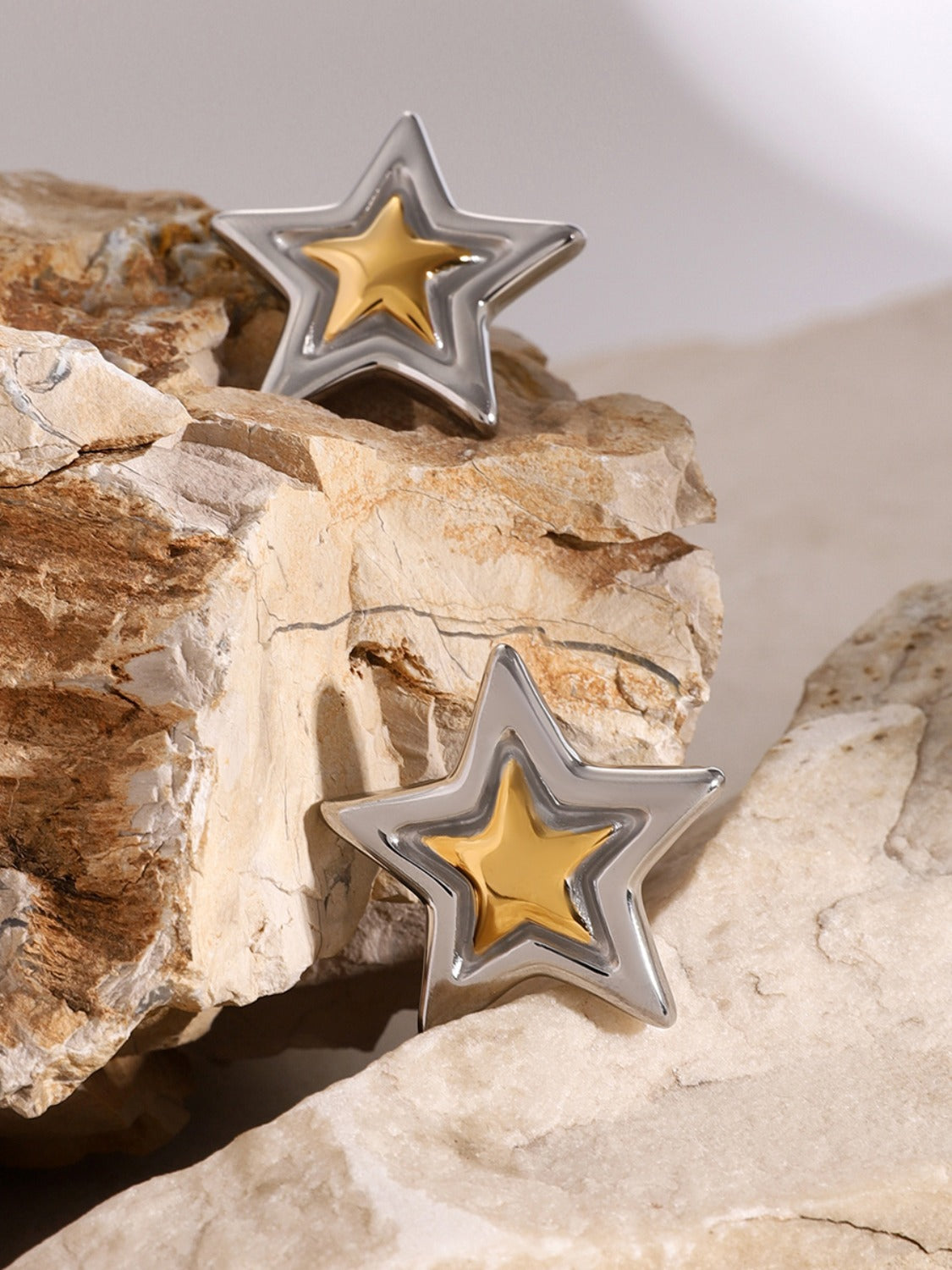 Stainless Steel Star Stud Earrings - Carri's Cache