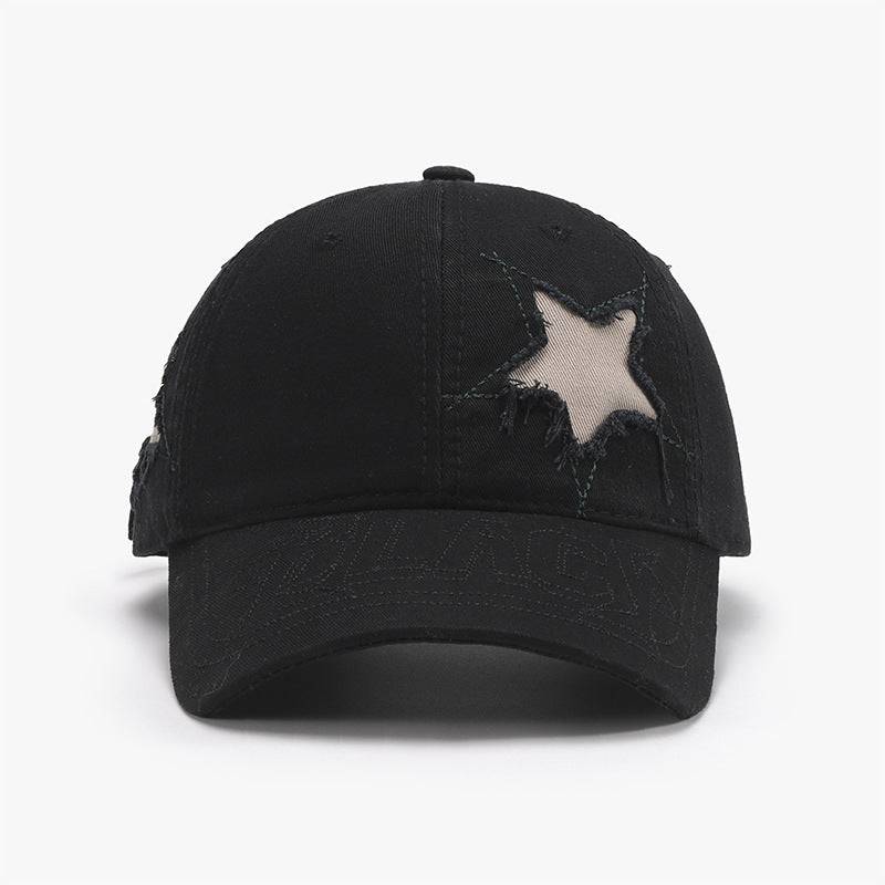 Adjustable Star Raw Hem Cap - Carri's Cache