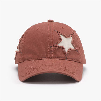 Adjustable Star Raw Hem Cap - Carri's Cache