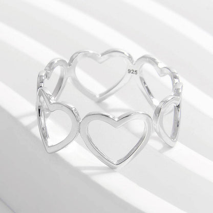 925 Sterling Silver Heart Ring