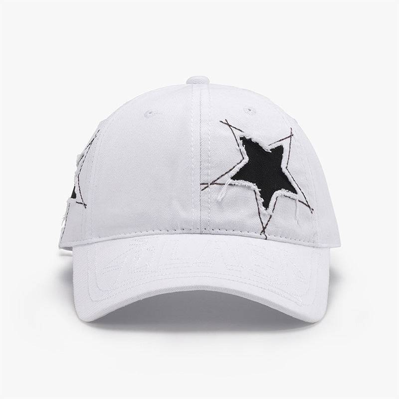 Adjustable Star Raw Hem Cap - Carri's Cache