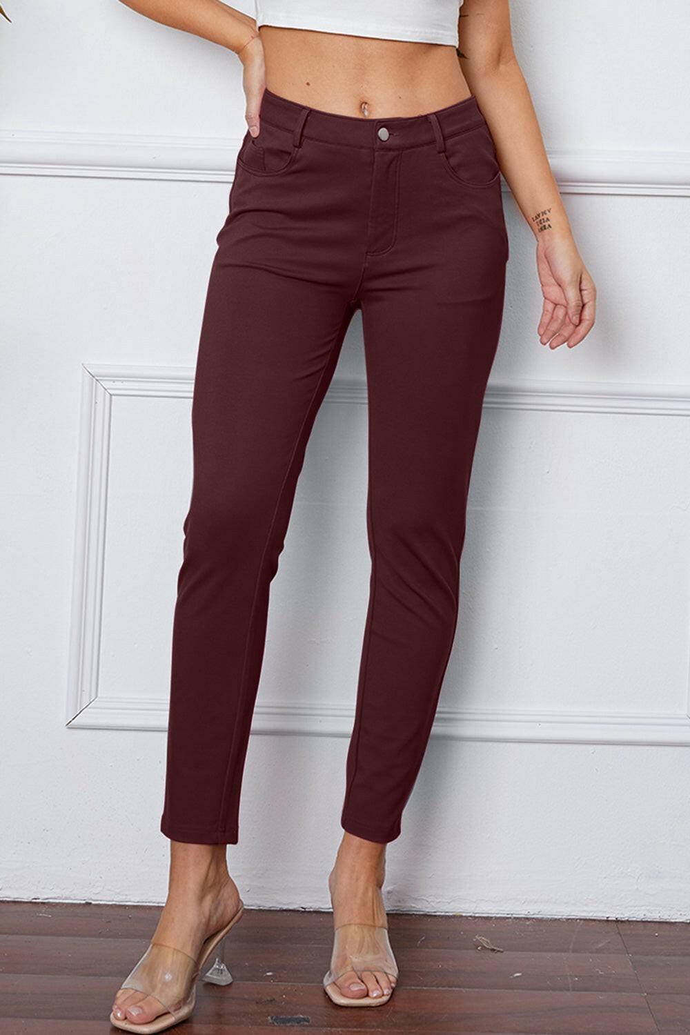 StretchyStitch Pants by Basic Bae - Carri's Cache