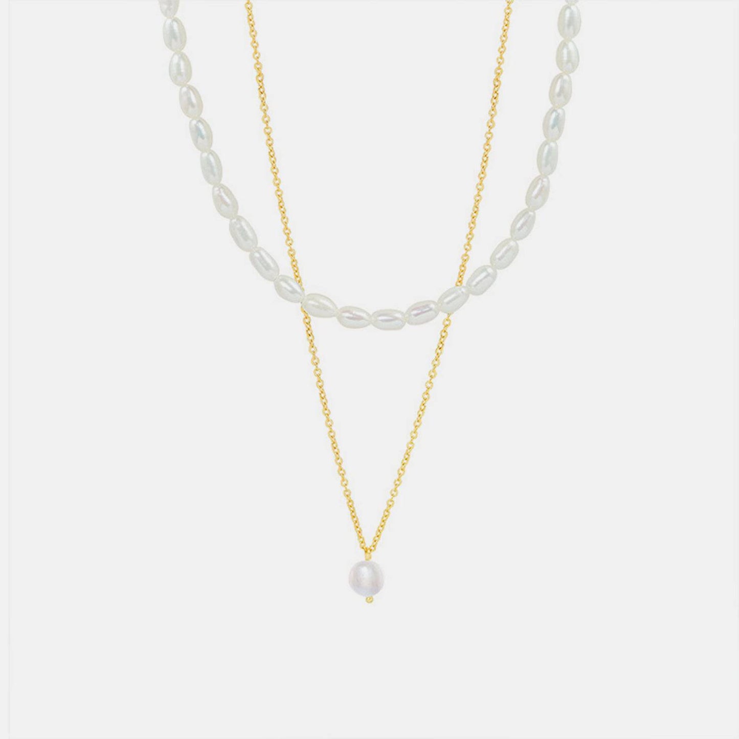 Double-Layered Freshwater Pearl Necklace - Carri's Cache