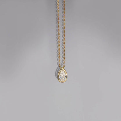 18K Gold-Plated Stainless Steel Pendant Necklace