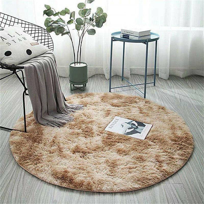 Fluffy Round Anti-slip Rug - Carri's Cache