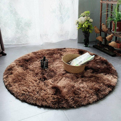 Fluffy Round Anti-slip Rug - Carri's Cache