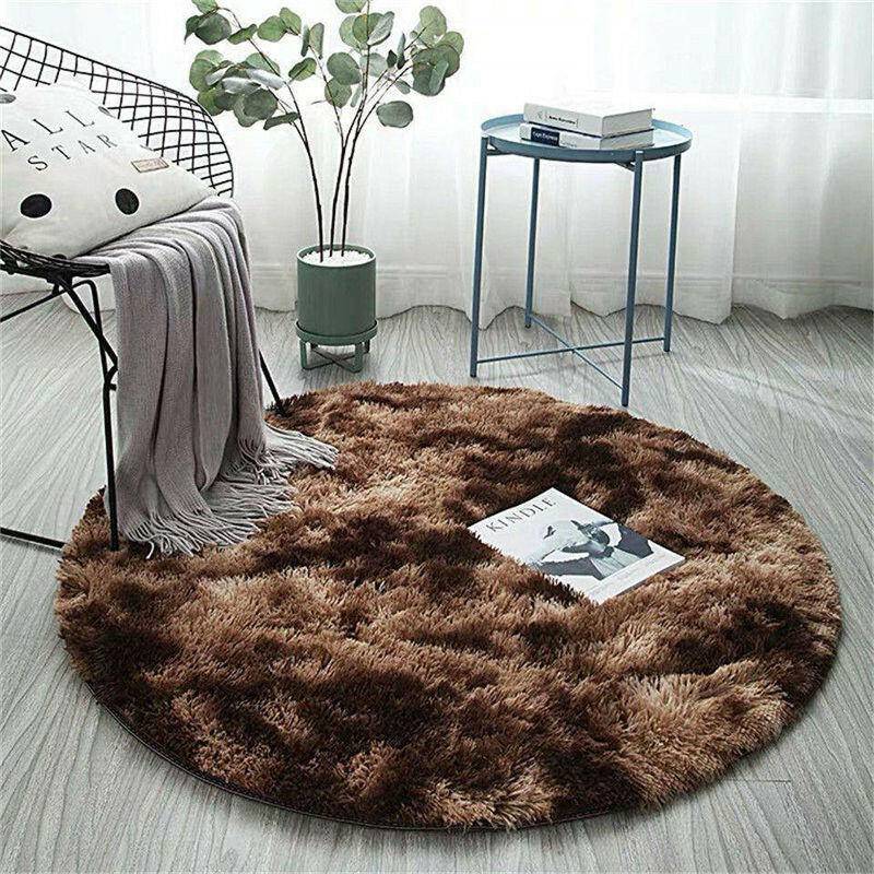 Fluffy Round Anti-slip Rug - Carri's Cache