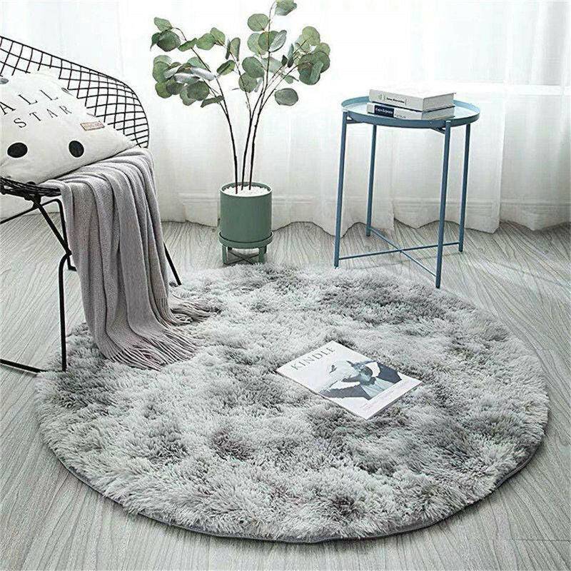 Fluffy Round Anti-slip Rug - Carri's Cache