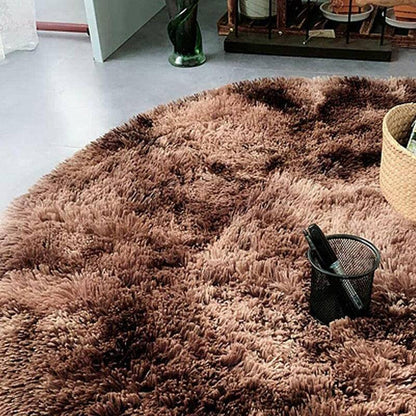 Fluffy Round Anti-slip Rug - Carri's Cache