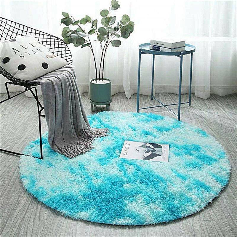 Fluffy Round Anti-slip Rug - Carri's Cache