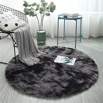 Fluffy Round Anti-slip Rug - Carri's Cache