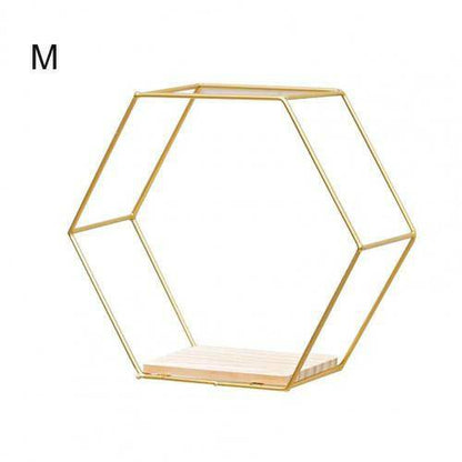 Floating Hexagon Shelves - Carri's Cache