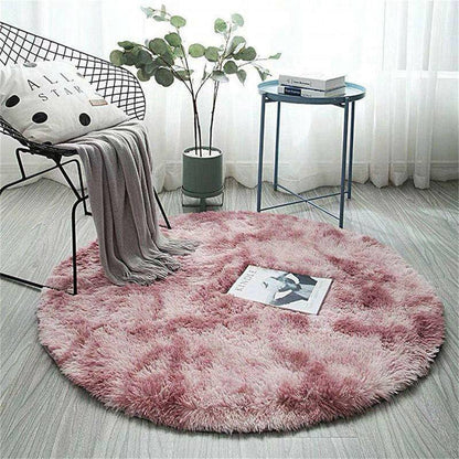 Fluffy Round Anti-slip Rug - Carri's Cache