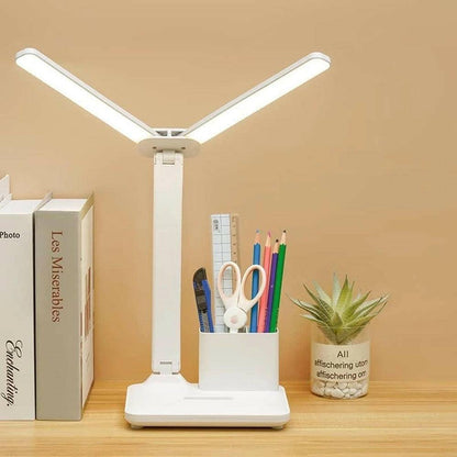 Dimmable LED Desk Lamp with Digital Calendar & Temperature - Carri's Cache