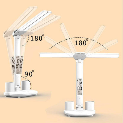 Dimmable LED Desk Lamp with Digital Calendar & Temperature - Carri's Cache